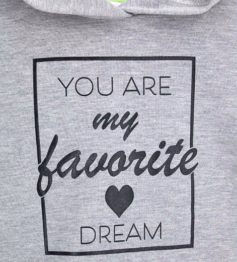 Худи Crop Grey от бренда Original Marines