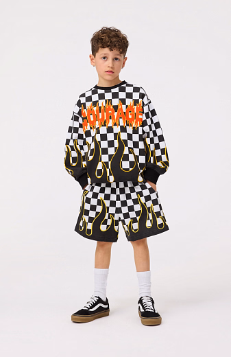 Свитшот Monti Check on Fire от бренда MOLO