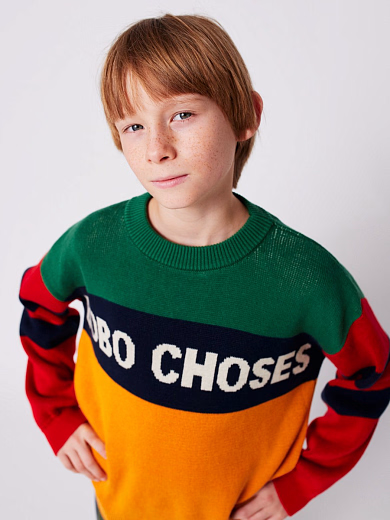 Джемпер Bobo color block от бренда Bobo Choses