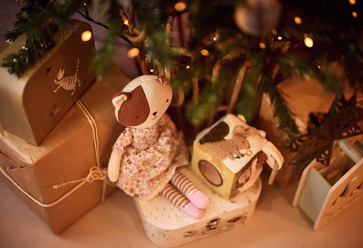 Развивающий куб Котики - Собачки от бренда Jollein