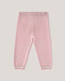 Джемпер и джоггеры розового цвета с принтом лошадки от бренда Anna Leon