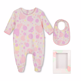 Комплект из слипа и нагрудника Bubbles от бренда Billieblush