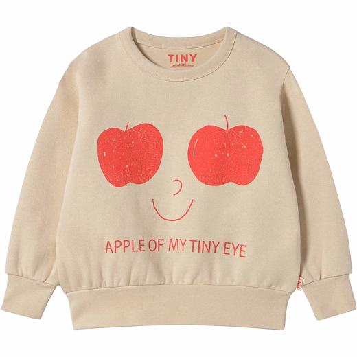Свитшот APPLES EYES GRAPHIC от бренда Tinycottons