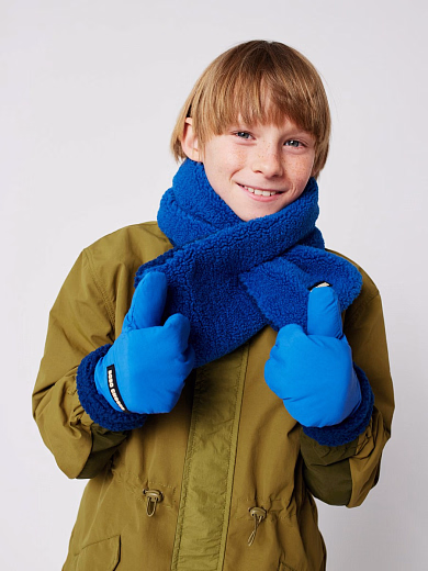 Шарф Blue sheepskin от бренда Bobo Choses