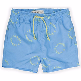 Шорты Sproet Print Breezy blue от бренда Sproet & Sprout