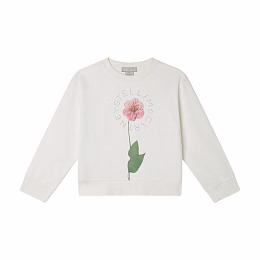 Свитшот Flower Graphic от бренда Stella McCartney kids