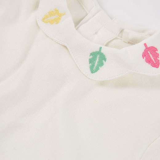 Лонгслив Embroidery Leaves и штаны от бренда Boboli