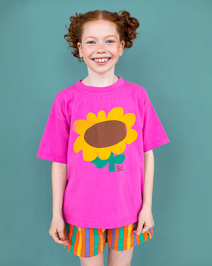 Футболка Sunflower от бренда Bobo Choses Розовый