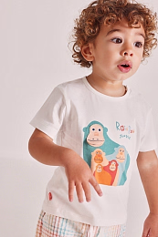 Футболка и шорты Monkey family от бренда Boboli