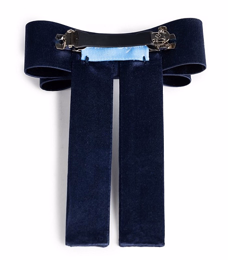 Бант «Подарок» тёмно-синий от бренда Kosa do Poyasa