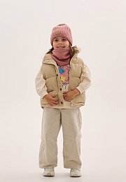 Шапка Knot merino fleece pale rose от бренда Peppihat