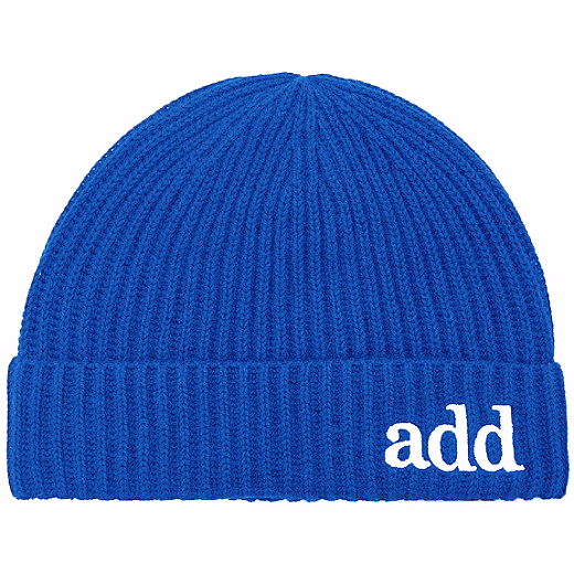 Шапка синего цвета от бренда ADD