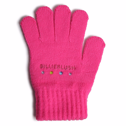 Перчатки цвета фуксия от бренда Billieblush