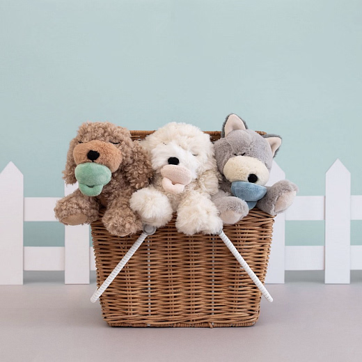 Щенок с пустышкой на магните Banjo от бренда Olli Ella