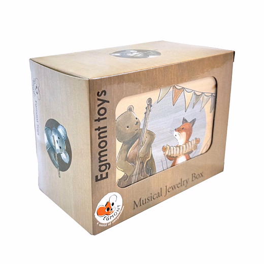 Музыкальная шкатулка "Зверята" от бренда Egmont Toys