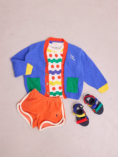 Сандалии Color Block с подошвой белого цвета от бренда Bobo Choses
