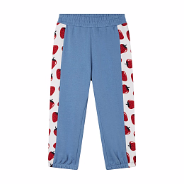 Брюки с лампасами и клубничками от бренда Stella McCartney kids