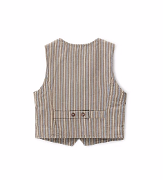 Жилет голубая и бежевая полоска Caribou от бренда Original Marines