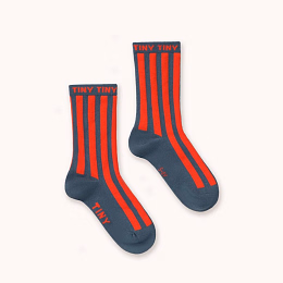 Носки STRIPES Summer Red от бренда Tinycottons