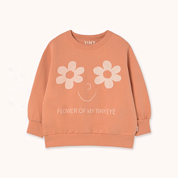 Свитшот FLOWERS EYES GRAPHIC от бренда Tinycottons