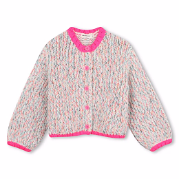 Кардиган с розовыми деталями от бренда Billieblush