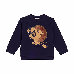 Свитшот Growling Lion от бренда Stella McCartney kids