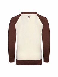 Джемпер с изображением грейхаунда от бренда Trussardi