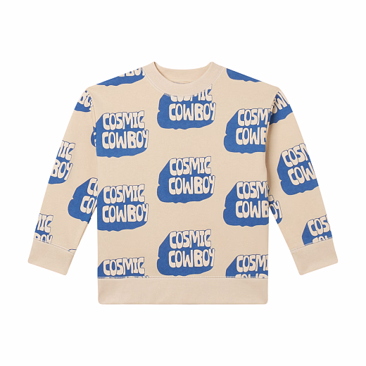 Свитшот Milk Cosmic Cowboy Print от бренда Stella McCartney kids