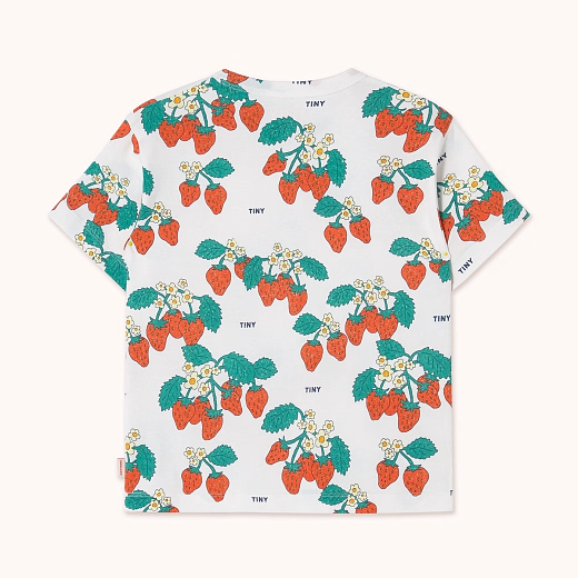Футболка STRAWBERRIES от бренда Tinycottons Белый