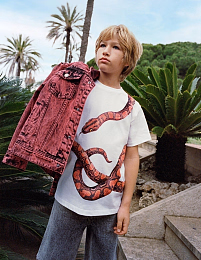 Футболка Rubin Red Snake от бренда MOLO Белый