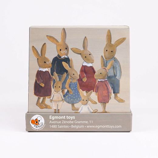 Кубики со счетом "Семья кроликов" от бренда Egmont Toys