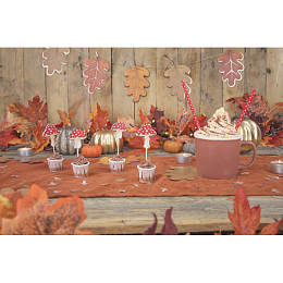 Шпажки Мухоморы 10 шт от бренда Tim & Puce Factory