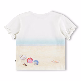 Футболка Eline Beach Dog от бренда MOLO Белый Разноцветный