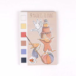 Набор для раскраски магнитов "Семья кроликов" от бренда Egmont Toys