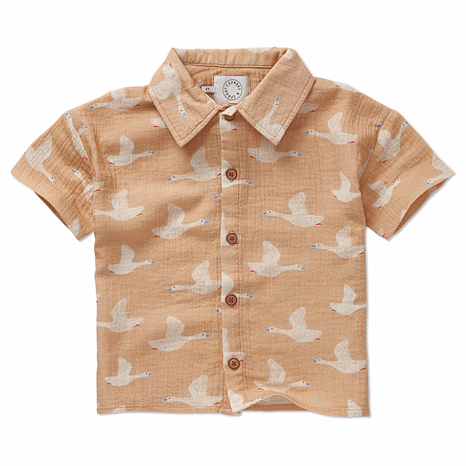 Рубашка Goose Print от бренда Sproet & Sprout