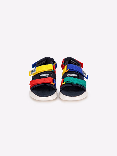 Сандалии Color Block с подошвой белого цвета от бренда Bobo Choses