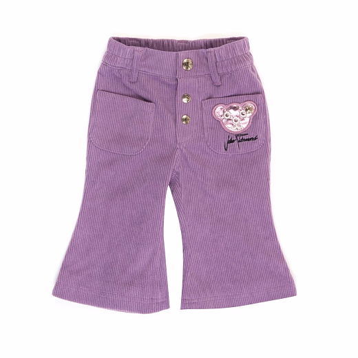 Брюки вельветовые лиловые от бренда JOHN RICHMOND