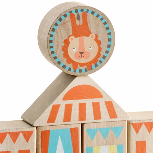Кубики деревянные Цирк от бренда Apli Kids