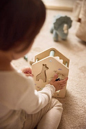 Сортер из дерева Зоопарк от бренда Jollein