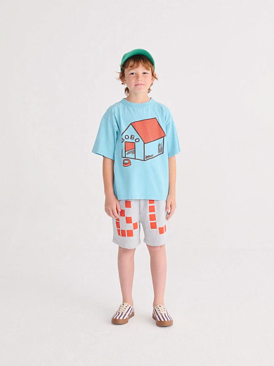 Шорты Grey Square B C от бренда Bobo Choses