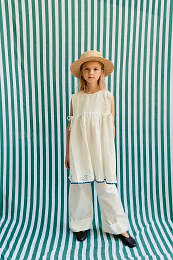 Брюки клеш с подворотом от бренда Tinycottons