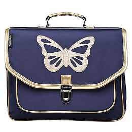 Портфель Medium Blue Butterfly от бренда Caramel et Cie
