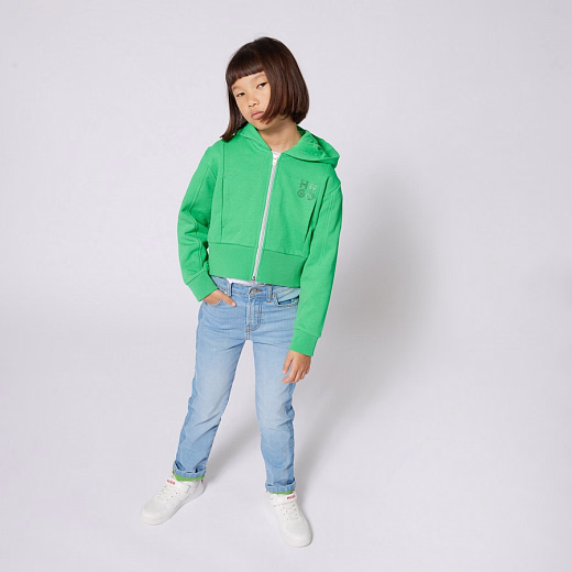 Кеды белого цвета с красным лого от бренда HUGO