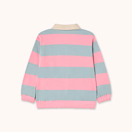 Поло STRIPES Pink-Blue от бренда Tinycottons