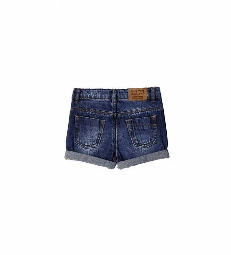 Шорты джинсовые короткие с отворотами от бренда Original Marines