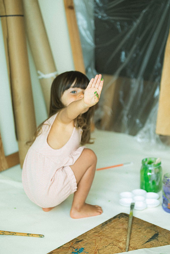 Ромпер Pink Stripes от бренда SNUG