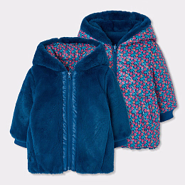 Куртка двусторонняя Flora print от бренда Boboli