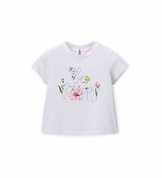 Футболка Be happy от бренда Original Marines Белый