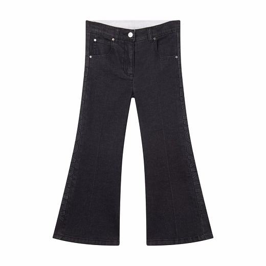 Джинсы клеш Logo от бренда Stella McCartney kids