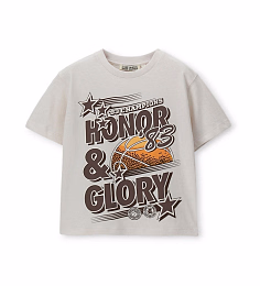 Футболка Honor & Glory от бренда Original Marines Молочный